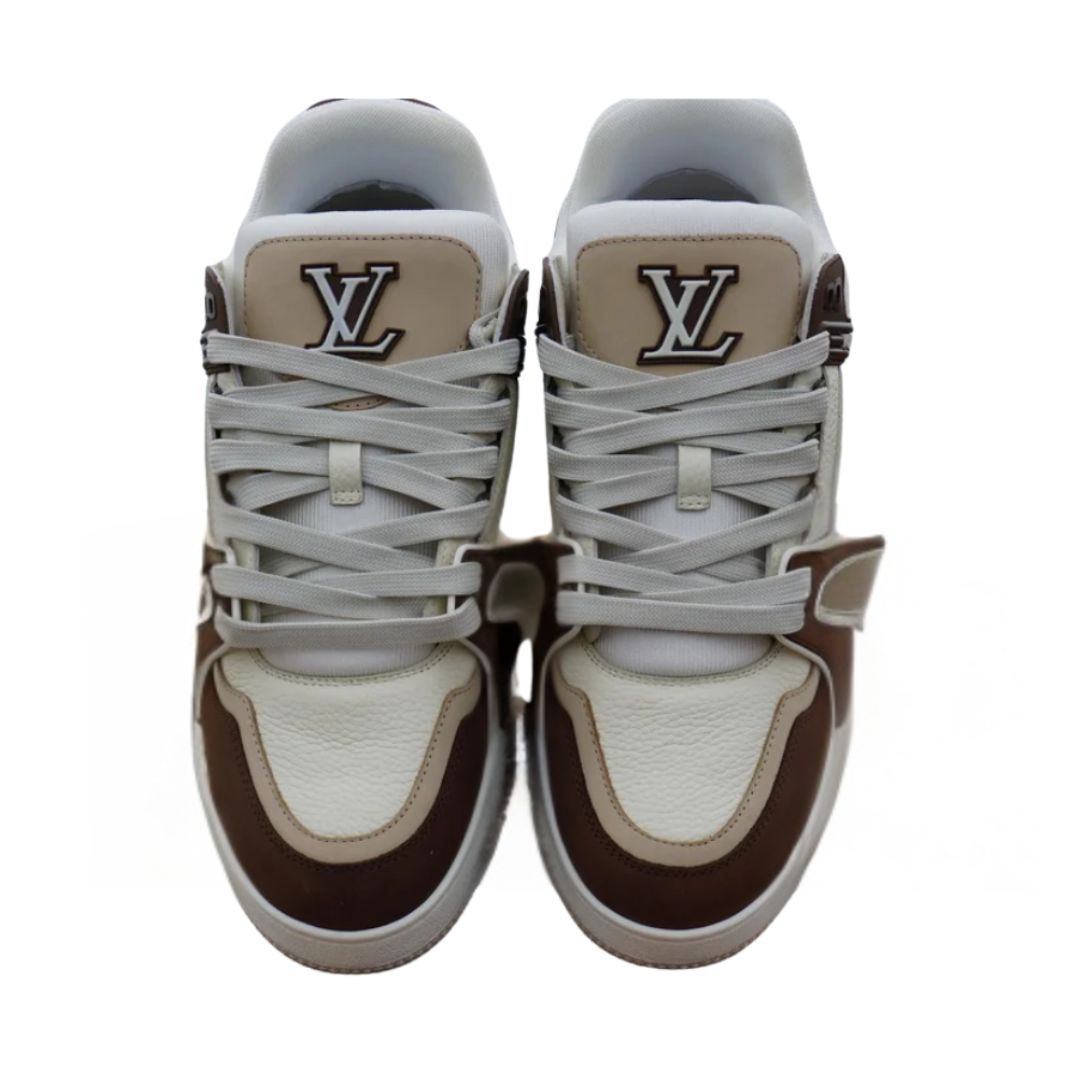 Louis Vuitton LV Trainer Beige Brown - Imagen 4