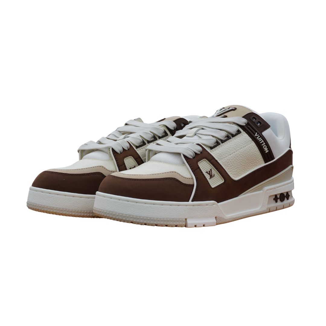 Louis Vuitton LV Trainer Beige Brown - Imagen 2