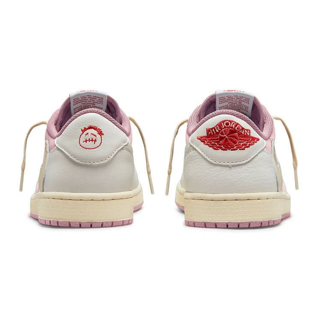 Travis Scott x Air Jordan 1 Low OG Shy Pink - Imagen 3